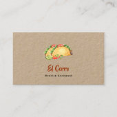 タコメキシコ料理 名刺 (正面)