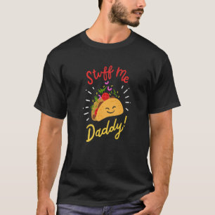 タコメキシコ食品強迫観念物私パパ大人Hu Tシャツ