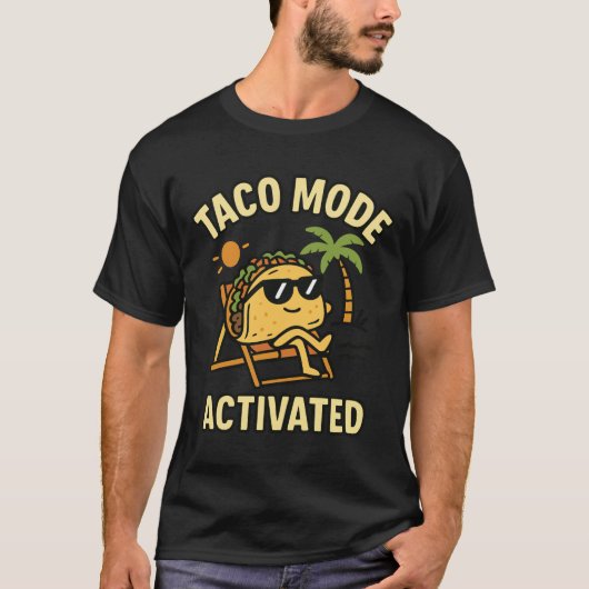 タコモード発動!面白いタコ好き Tシャツ (正面)