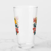 タコラバーおもしろいフィエスタグルメユーモアアートホワイト タンブラーグラス (左)