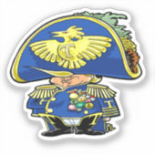 タコレオンチニハンズカスタムカット シール (正面)