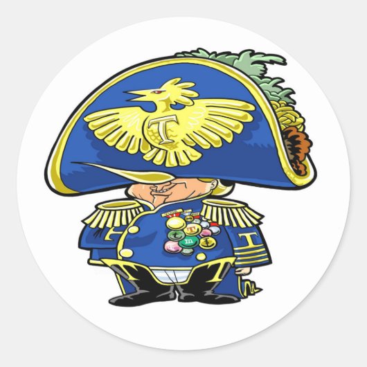 タコレオン・チニハンズ ラウンドシール (正面)