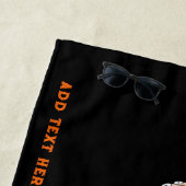 タコレジドマンダラブルー ビーチタオル (インサイチュ)