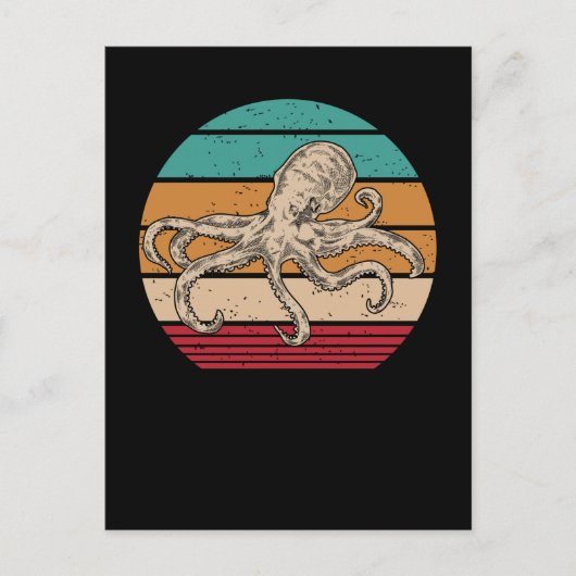 タコレトロクラケンシーアニマル ポストカード (正面)