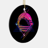 タコレトロメキシコ料理Tuesdayヴィンテージ80s Vaporw セラミックオーナメント (右)