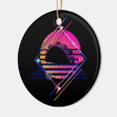 タコレトロメキシコ料理Tuesdayヴィンテージ80s Vaporw セラミックオーナメント (左)