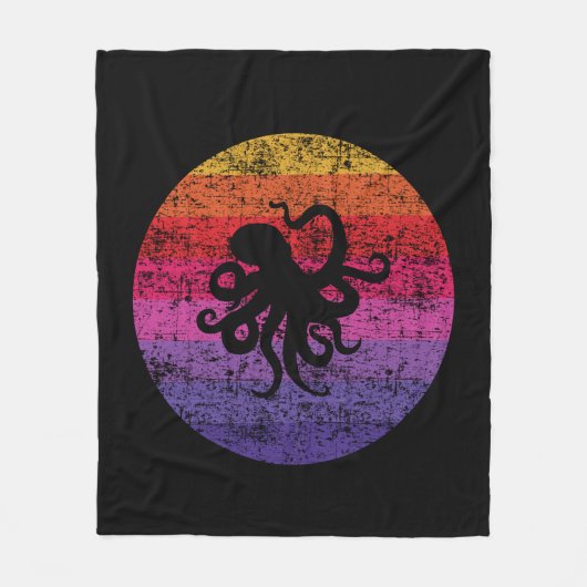 タコレトロ フリースブランケット (正面)