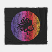 タコレトロ フリースブランケット (正面(横))