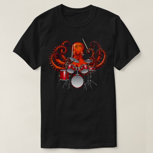 タコロックスターAs A Tシャツ (デザイン正面)