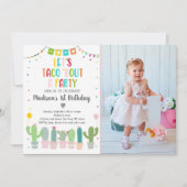 タコヴォウアアクチュスフィエスタパーティー誕生日 招待状 (正面)