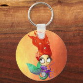 タコ不気味の人魚 キーホルダー (正面)