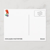 タコ不気味の人魚 ポストカード (裏面)