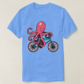 タコ乗用自転車タコデザインプレゼント Tシャツ (デザイン正面)