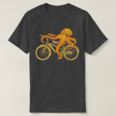 タコ乗用自転車タコ Tシャツ (デザイン正面)