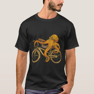 タコ乗用自転車タコ Tシャツ