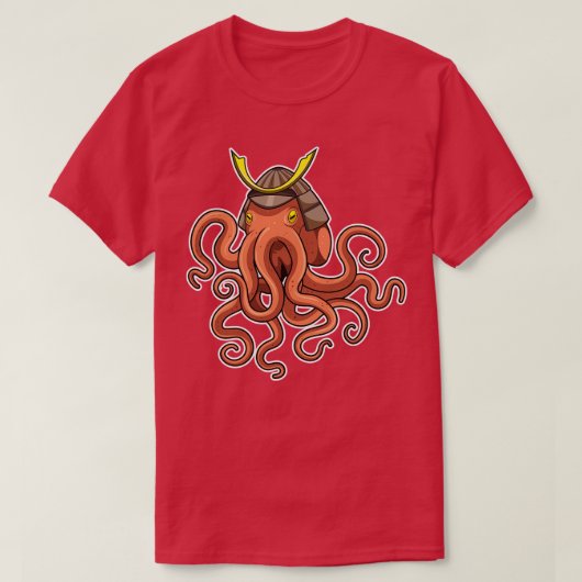 タコ侍武術術 Tシャツ (デザイン正面)
