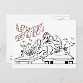 タコ保インTouch着色プレート葉書 ポストカード (正面/裏面)