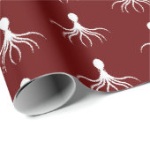 タコ動揺してデザイン – マットラッピング紙 ラッピングペーパー (ロールコーナー)