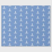 タコ動揺してデザイン – マットラッピング紙 ラッピングペーパー (フラット)