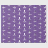 タコ動揺してデザイン – マットラッピング紙 ラッピングペーパー (フラット)