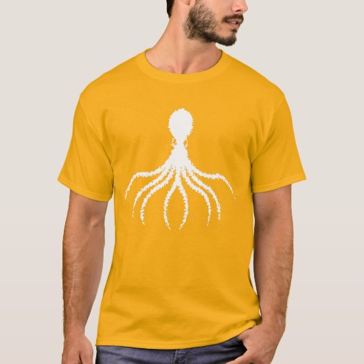 タコ動揺してデザイン – メンズベーシックTシャツ Tシャツ (正面)