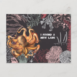 タコ園の住所の変更 ポストカード