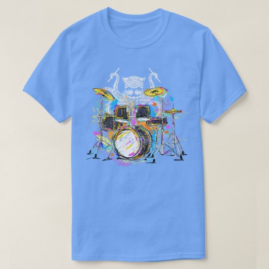タコ太鼓 Tシャツ (デザイン正面)