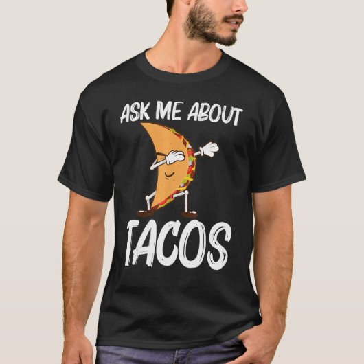 タコ女男性へ性メキシコ通り食品皿2 Tシャツ (正面)