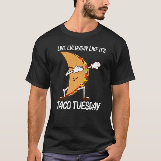 タコ女男性へ性メキシコ通り食品皿 Tシャツ (正面)