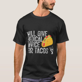 タコ好きがタコのための医療アドバイスを提供します Tシャツ