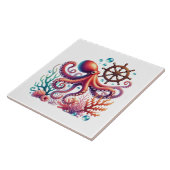 タコ好きのための涼しげなビーチタコ タイル (側面)