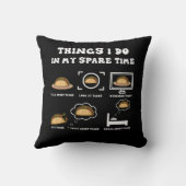 タコ好きのメキシコ人の余暇に私がやること クッション (裏面)