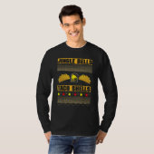 タコ好きメキシコ料理ジンルベルタコシェル Tシャツ (正面フル)