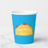 タコ子供の誕生日パーティーメキシコ 紙コップ (裏面)