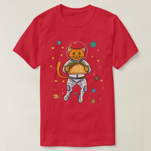 タコ宇宙飛行士 Tシャツ (デザイン正面)