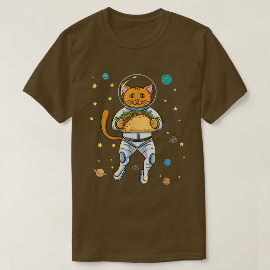 タコ宇宙飛行士 Tシャツ (デザイン正面)
