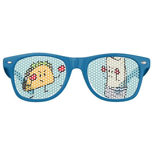 タコ対ブリト レトロサングラス (正面)