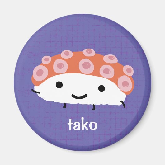 タコ寿司 (たこ) マグネット (正面)