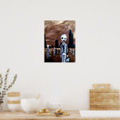 タコ少年と仲間の労働者 ポスター (キッチン)