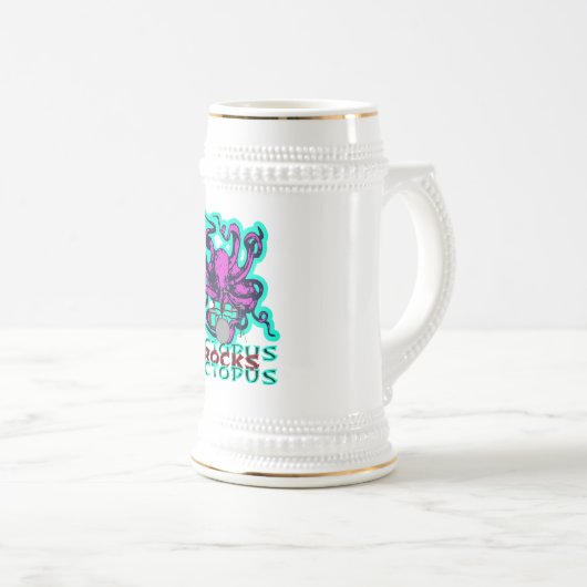 タコ岩 ビールジョッキ (正面右)