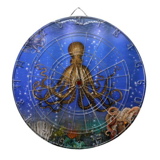 タコ川 – カラフル ダーツボード (正面)