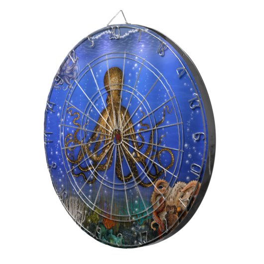 タコ川 – カラフル ダーツボード (正面右)