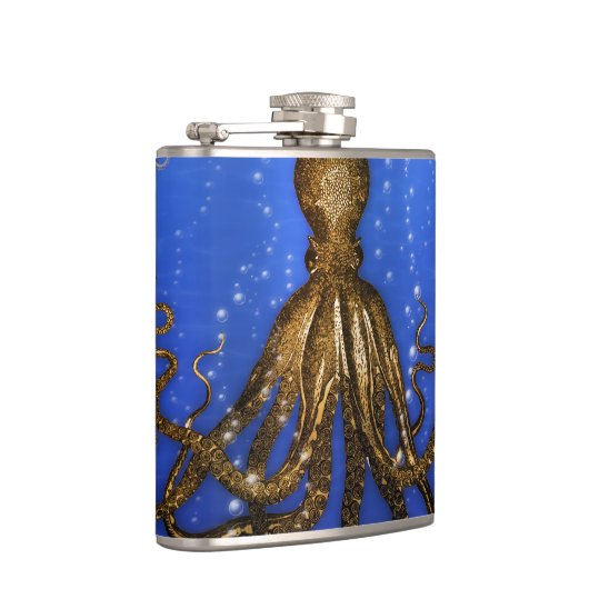 タコ川 – カラフル フラスク (右)