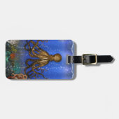 タコ川 – カラフル ラゲッジタグ (正面横)