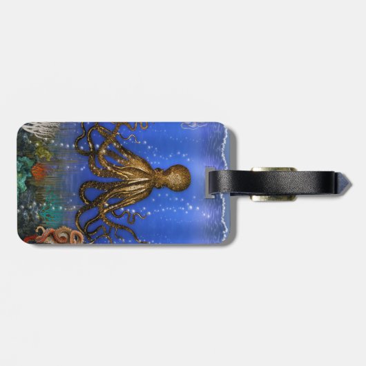 タコ川 – カラフル ラゲッジタグ (裏面横)