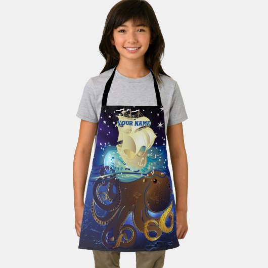 タコ巨大とカラベラ エプロン (インサイチュ)