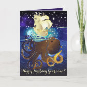 タコ巨大とカラベラ カード (正面)