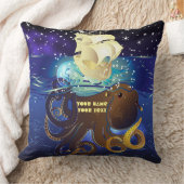 タコ巨大とカラベラ クッション (ブランケット)