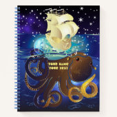 タコ巨大とカラベラ ノートブック (正面)