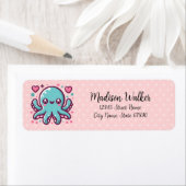 タコ差出人住所ラベル ラベル (インサイチュ)